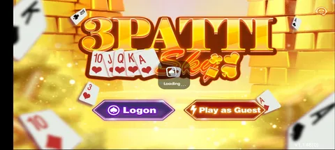 3Patti Sky 3Patti Sky Login — Guest and Logon buttons